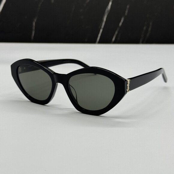 NEW SAINT LAURENT SL M60 006 SUNGLASSES BLACK WOMEN EYEWEAR SLM60 006 main image 8